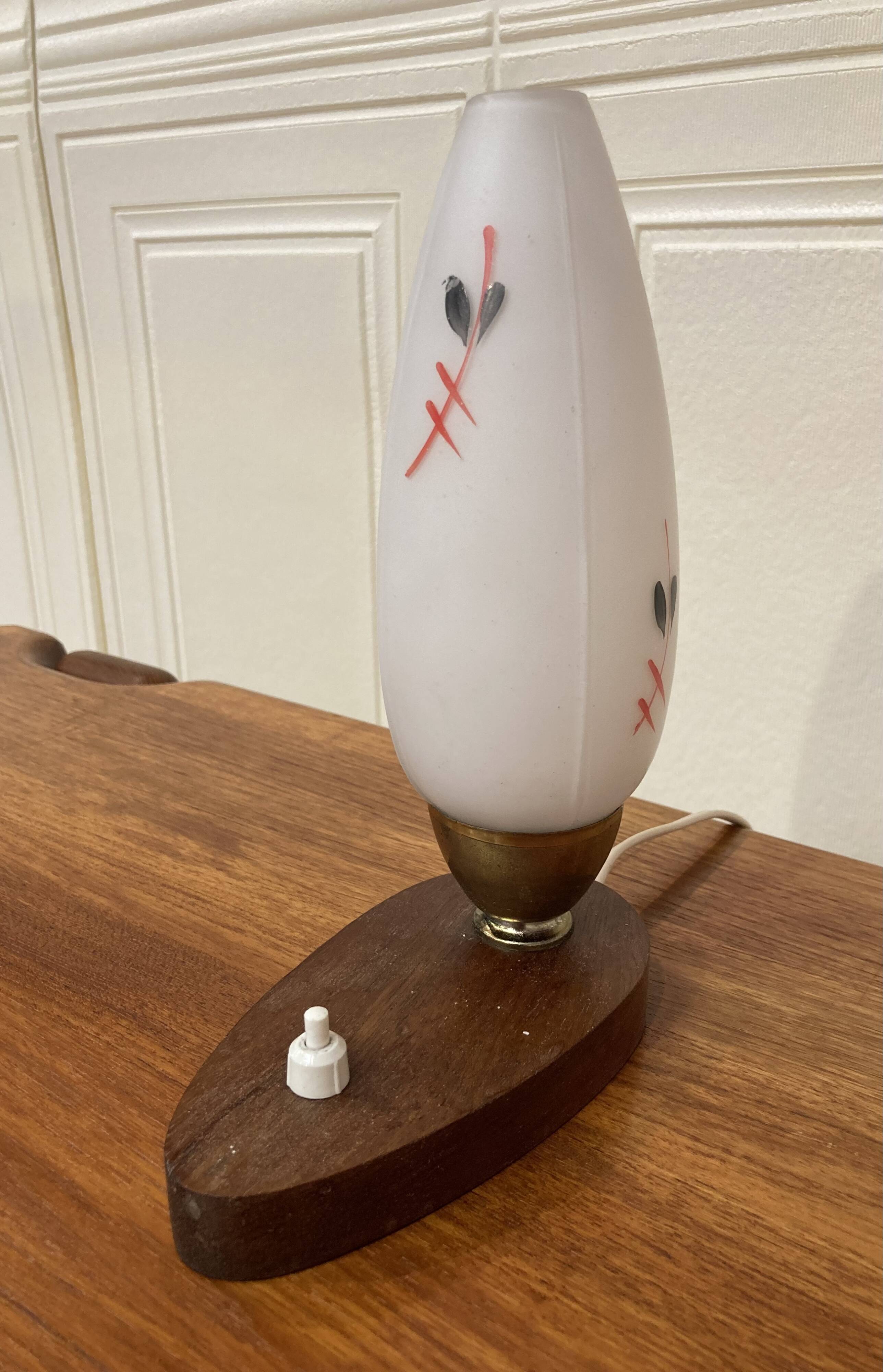 Elegant lamp Scandinavian design 1950.