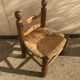 Braided rush low chair 1949