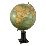 Globe map world 1880 Ernst Schotte