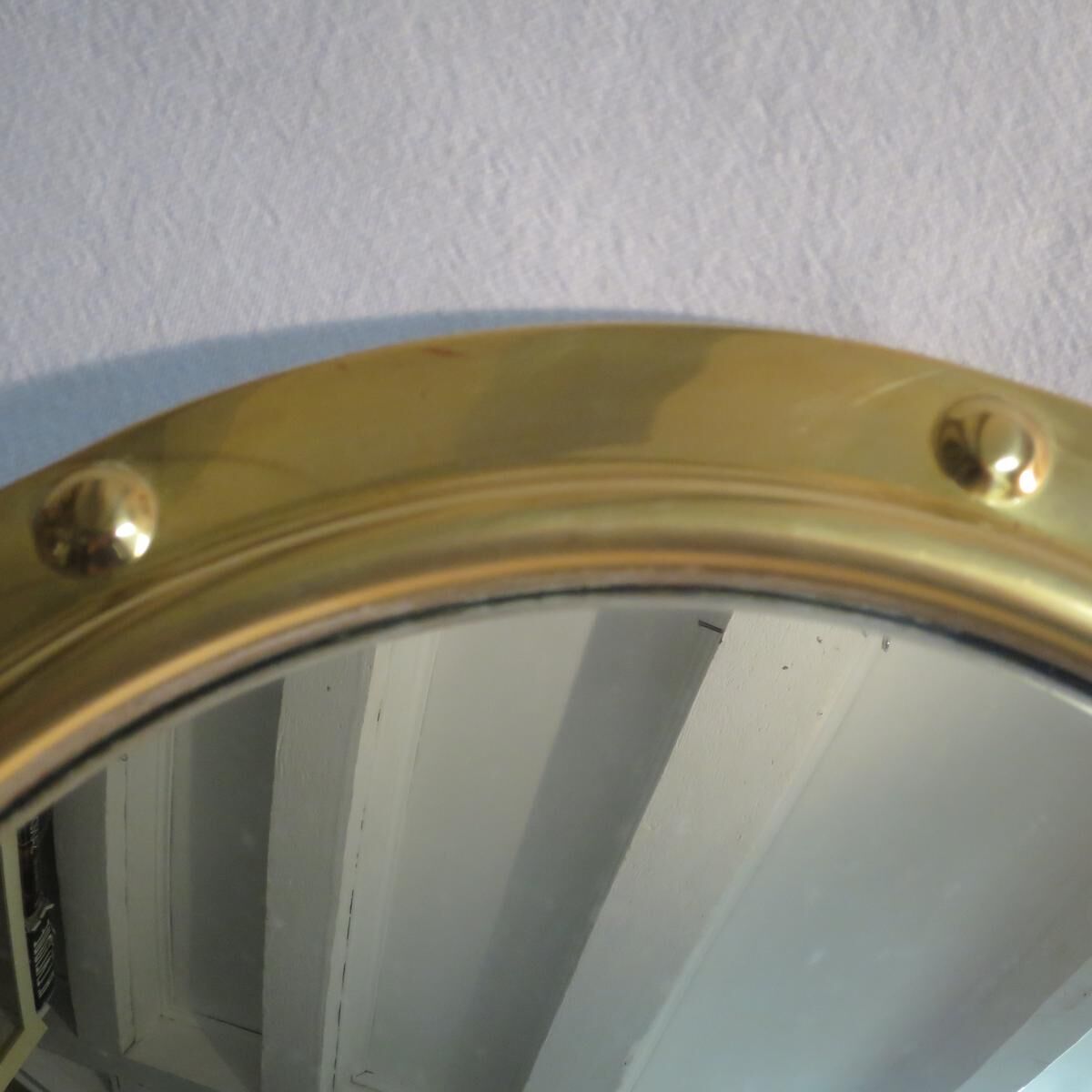 Curved mirror said "witch" hublot 37 convex distorting cm marine