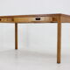 1960s oak danish minimalist writing desk