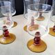 6 water glasses or large wine glasses Luminarc Model "Antique"