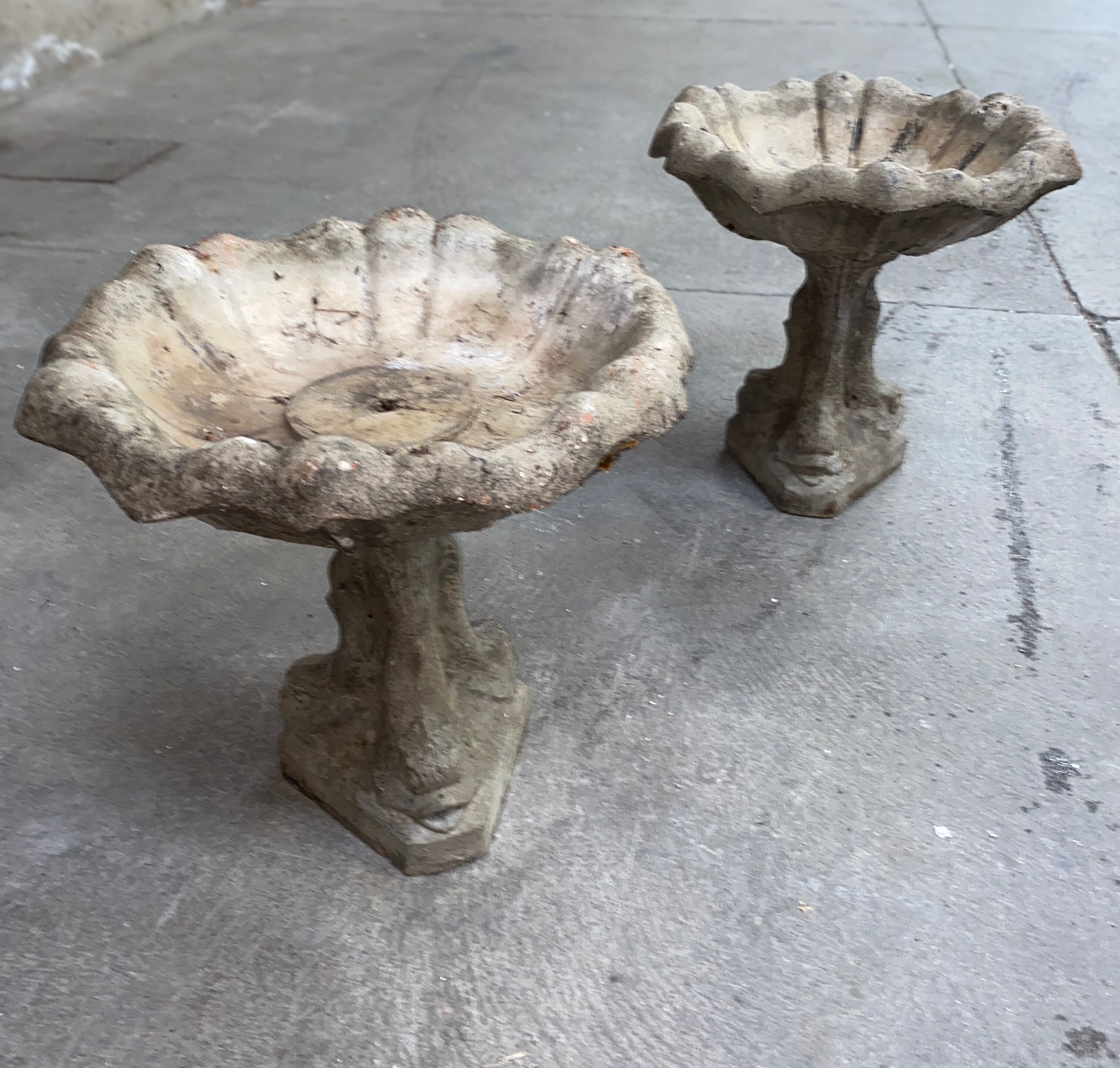 Dolphin reconstructed stone fountain