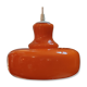 Vintage orange opaline pendant lamp