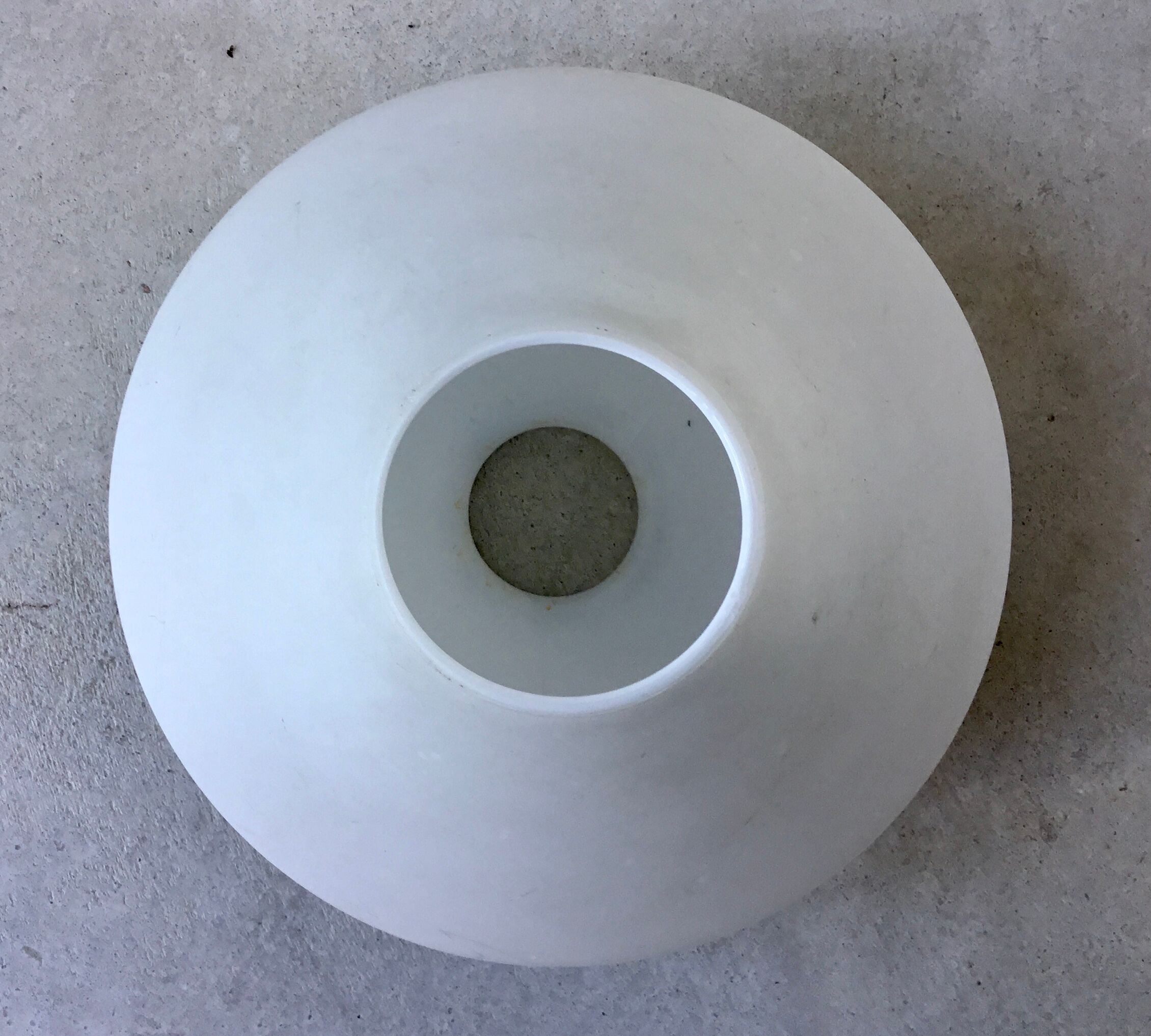 1950s opaline table lamp