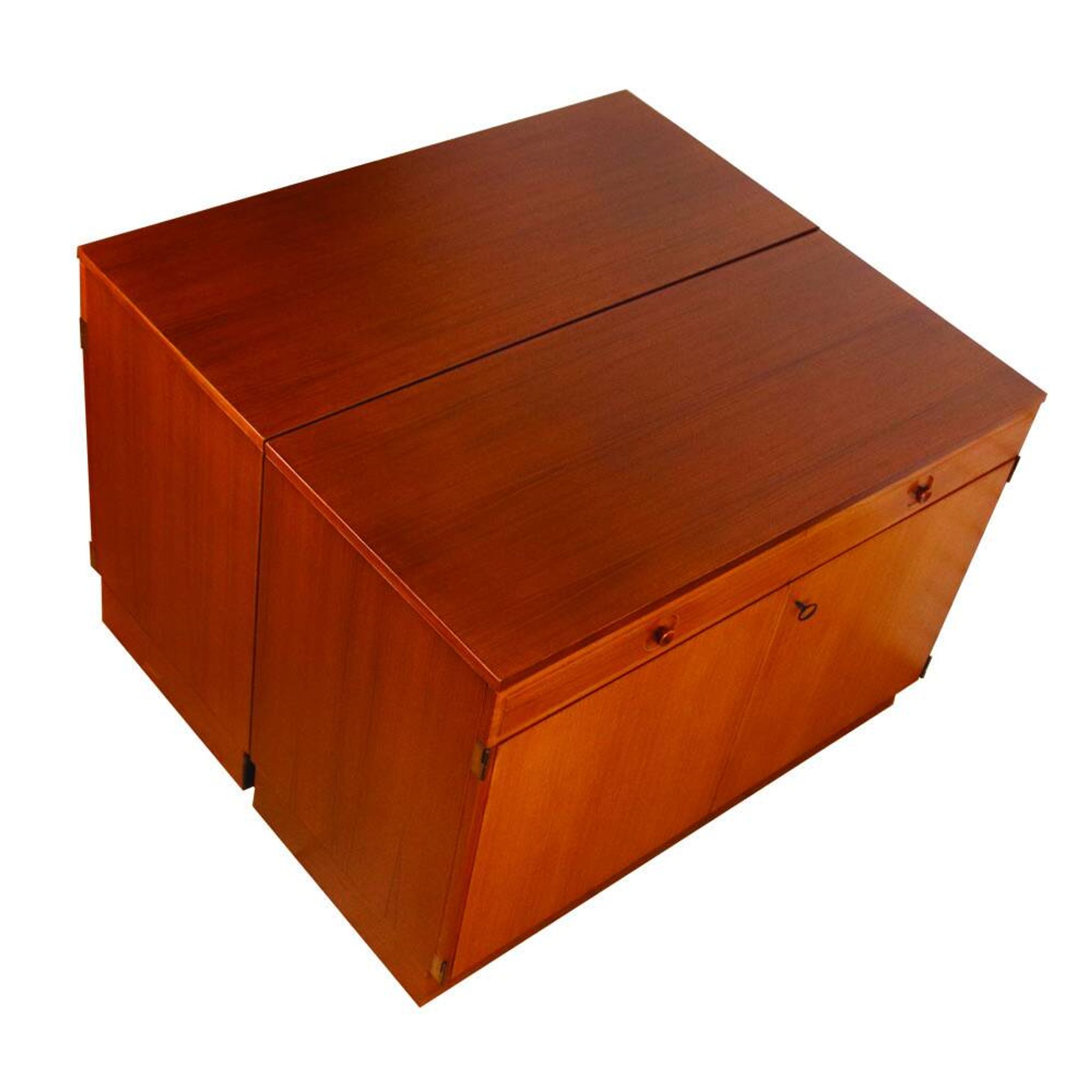 Swedish sideboard in teak by Bertil Fridhagen for Bodafors, 1960s, set of 2