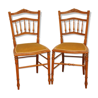 Paire de chaises circa 1900