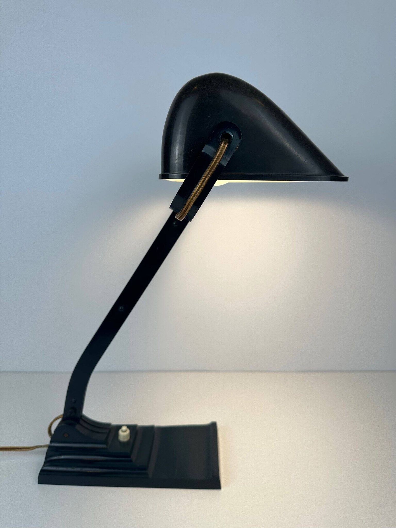 Original Erpé notary lamp – model 52 – Bakelite and cast iron