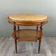 Side Table, Louis XVI Style Pedestal Table, Late 19th Century
