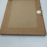 Original engraving of the port of Roscoff. Late 19th century.