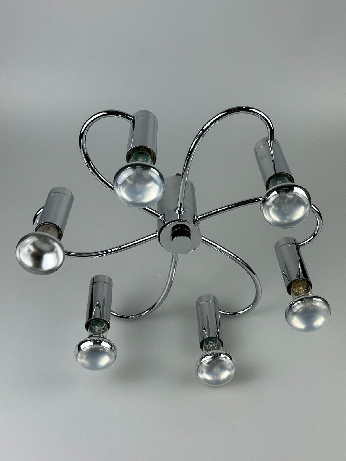60s 70s Sputnik wall lamp or ceiling lamp by Cosack Leuchten Chrom