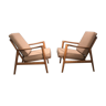 Pair of Stefan type 300 139 armchairs, Swarzędz  factory, 1960s