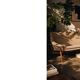 Mid-Century Scandinavian Modern 2Seater Brown Fabric Grace Sofa  from Ikea