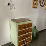 Small commodity 4 drawers art deco