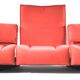 Leather sofa, Cassina Veranda model by Vico Magistretti