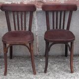 Baumann bistro chairs, 1950s. (Set of 4)