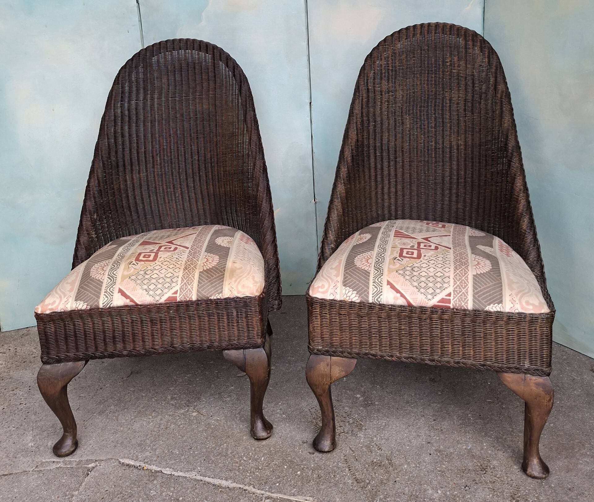 2 Lloyd look 1940 armchairs
