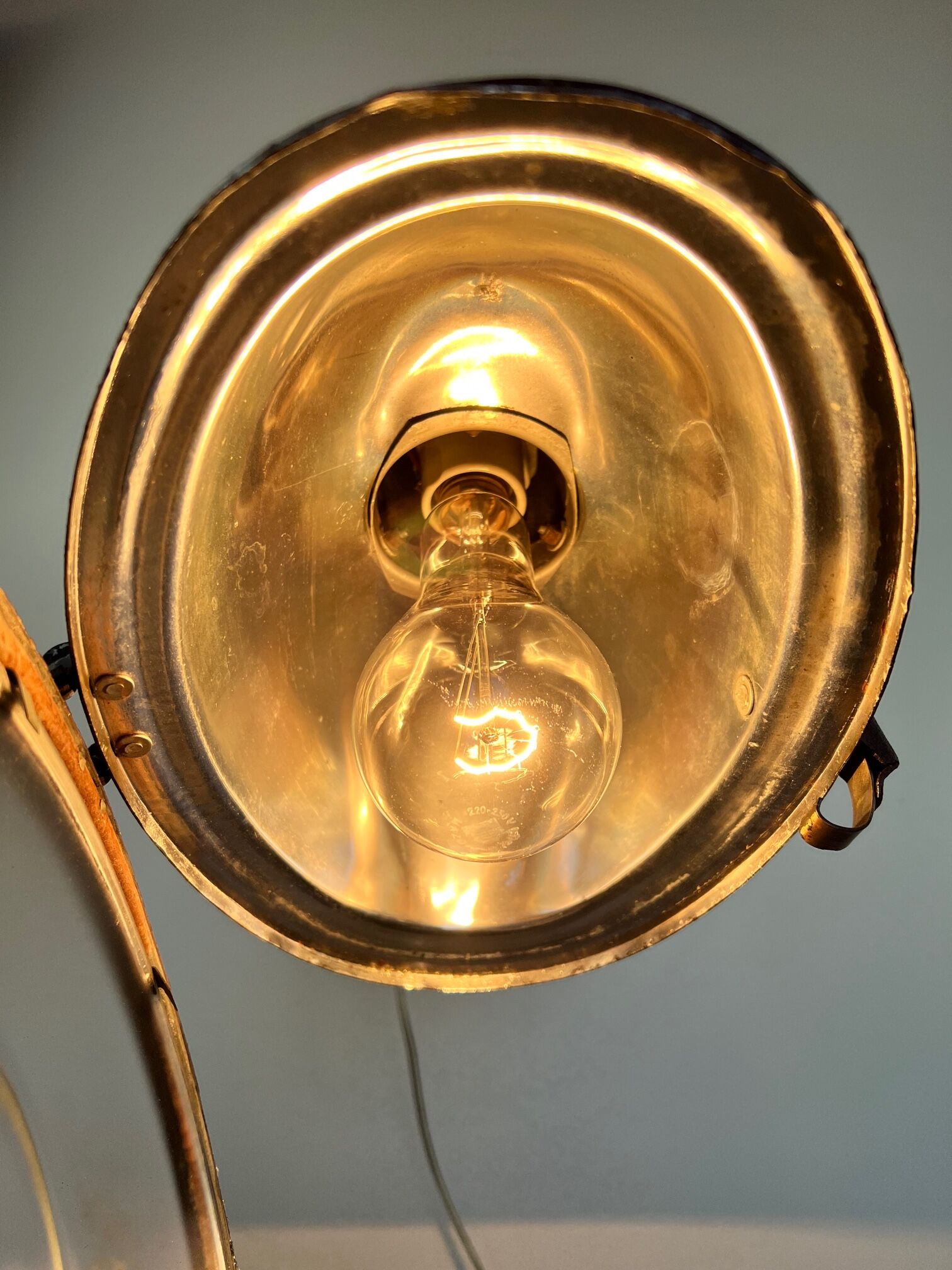 Wall lamp rue reverbere 1950