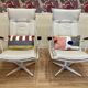 Pair of metal and Bakelite armchairs, 1960s design.
