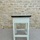 Wooden chest stool and Formica from the 60s