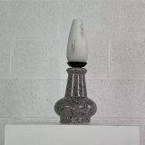 Vintage ceramic and opaline lamp