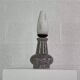 Vintage ceramic and opaline lamp