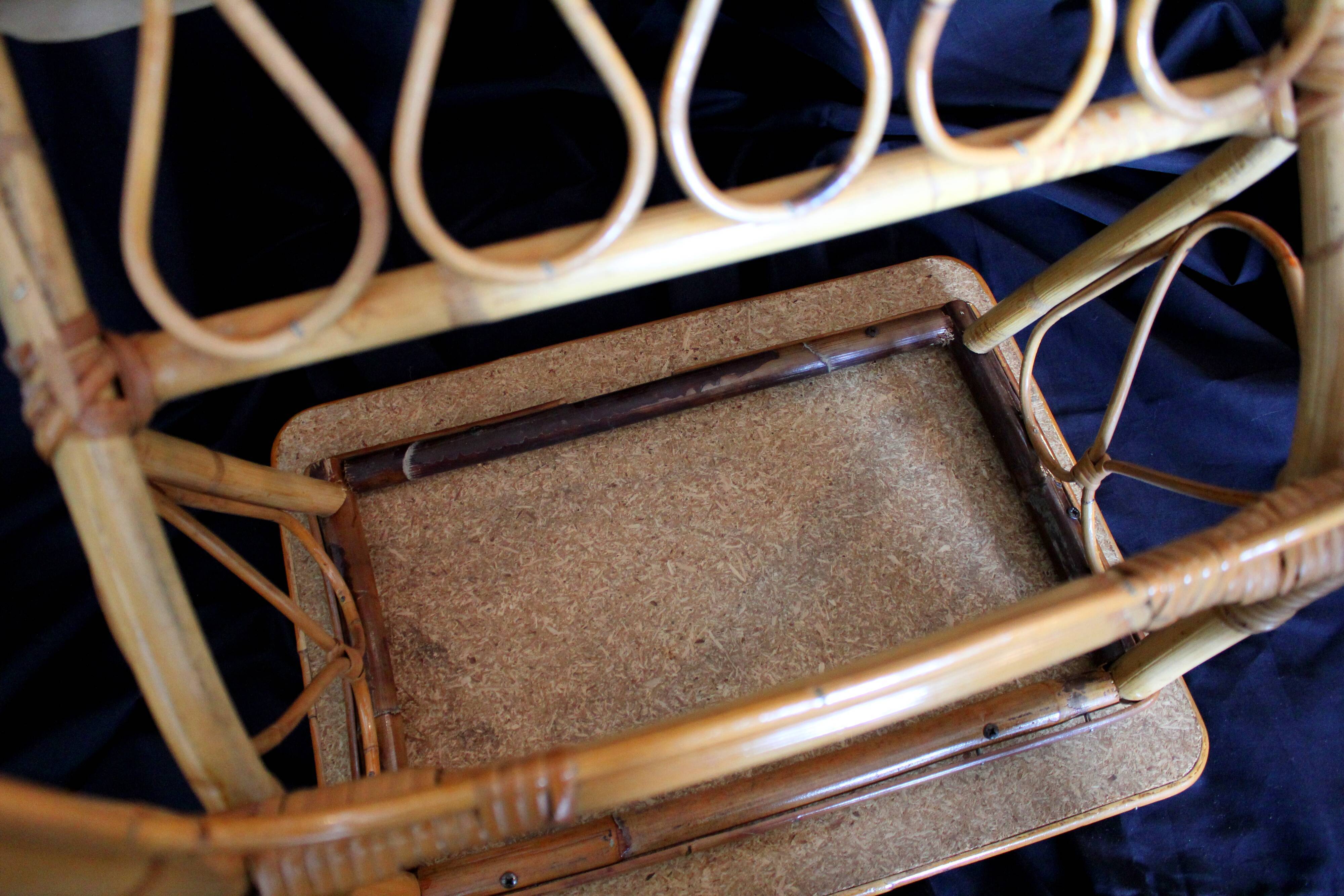 Rattan coffee table