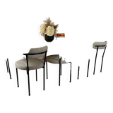 Travertine dining table