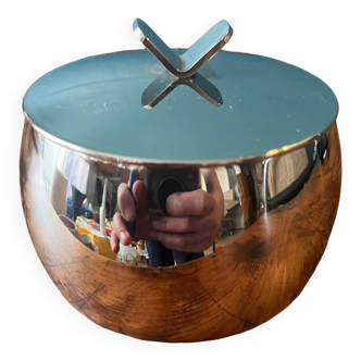 Metal sugar bowl Guy Degrenne France