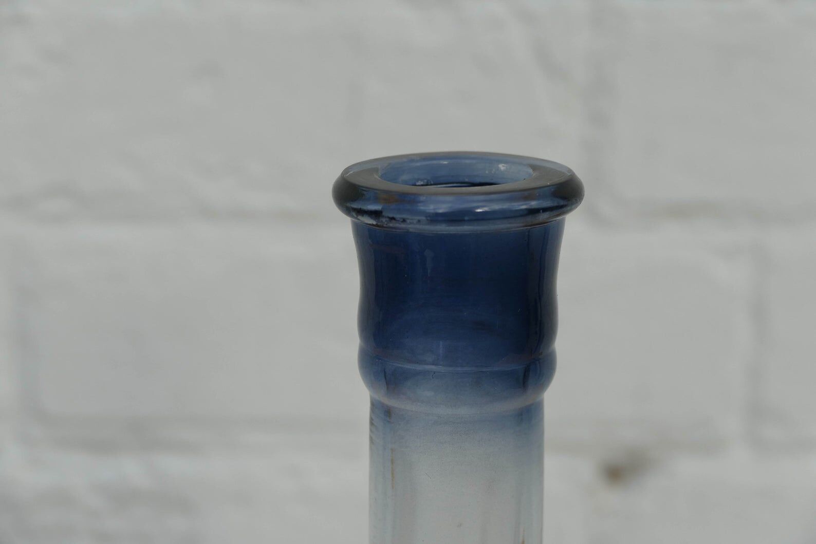 Decorative moulded glass carafe