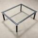 Table basse vintage Azucena Fasce Cromate design Italie 1960s-70s