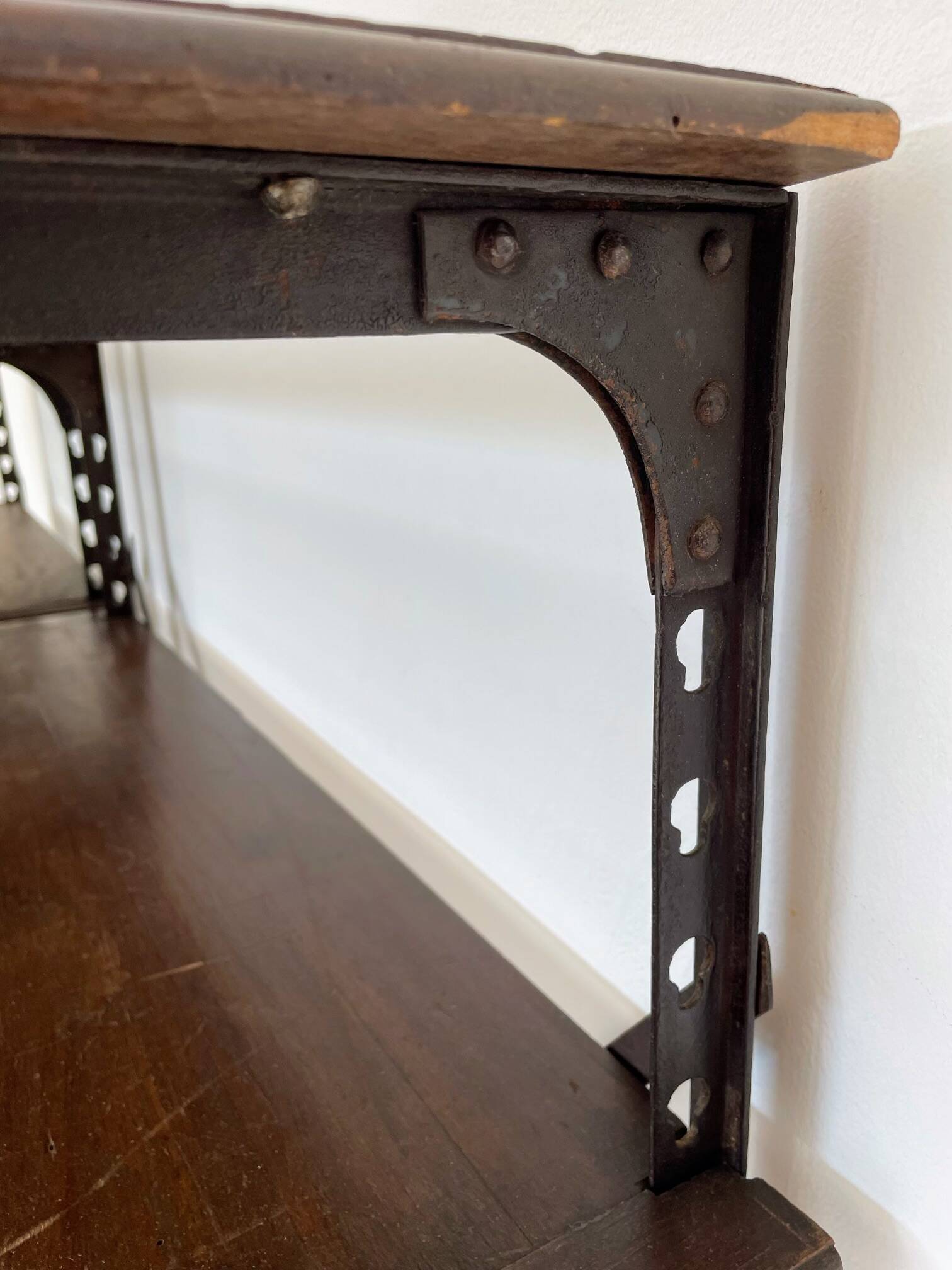 PAIR OF THEODORE SCHERF SHELVES