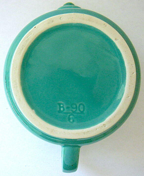 Théière en céramique vert d'eau