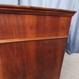 Louis Philippe chest of drawers in walnut bramble