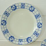 Set of 4 old plates