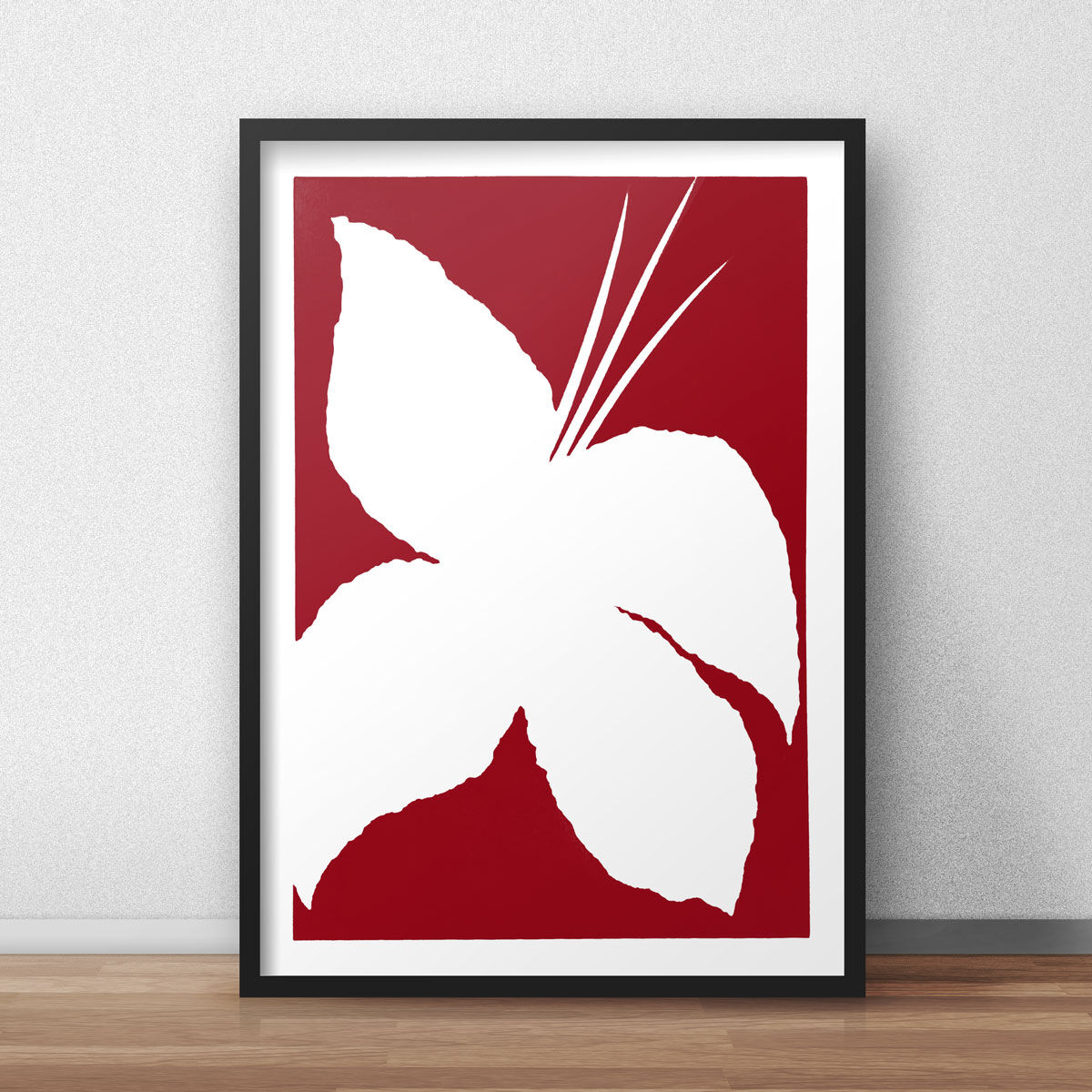 Illustration Red Flower