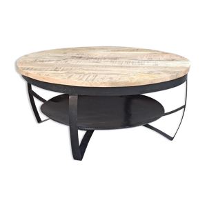 Table basse ronde en