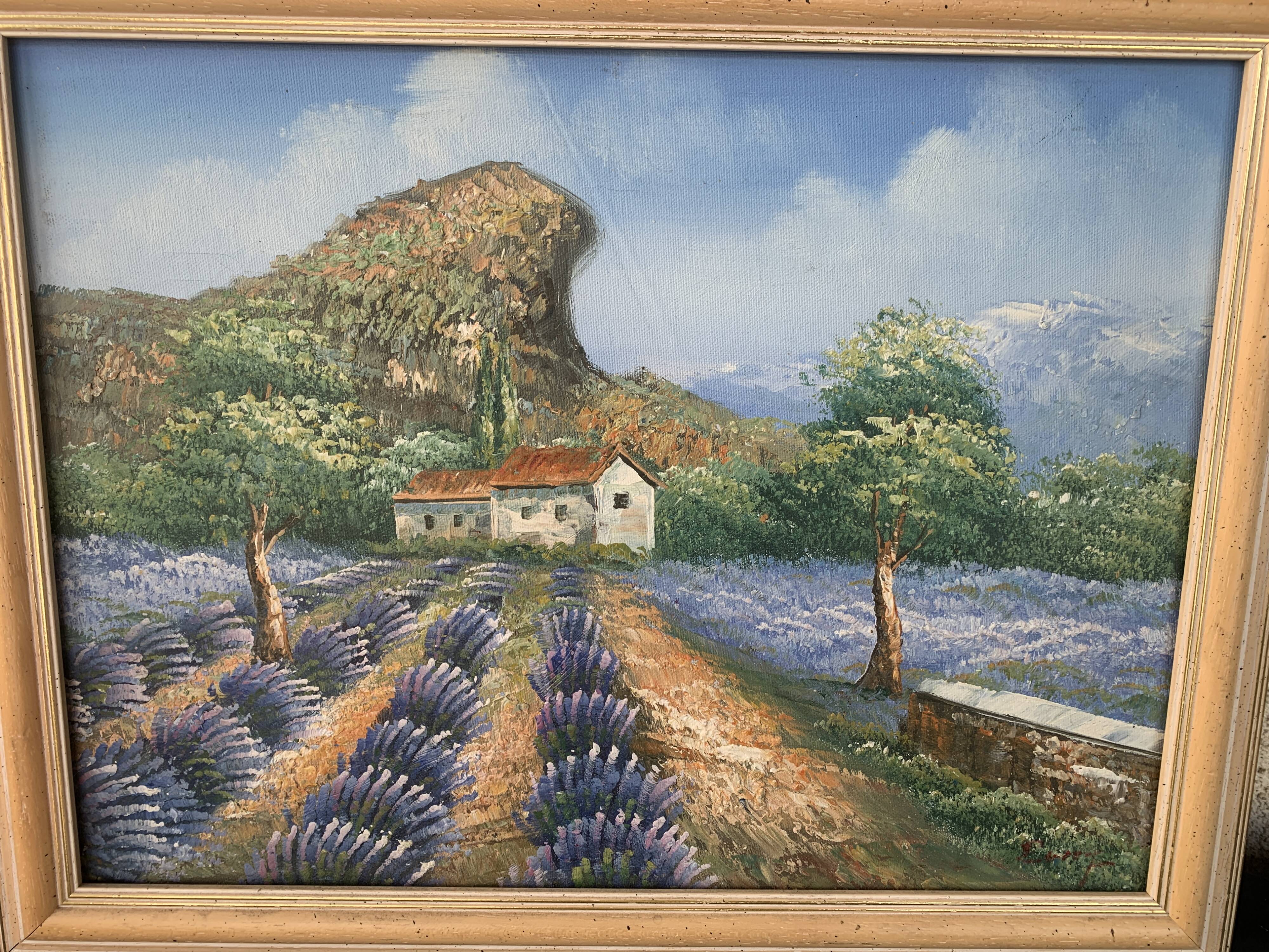 Tableau hst ghesquiere christophe champ de lavandes