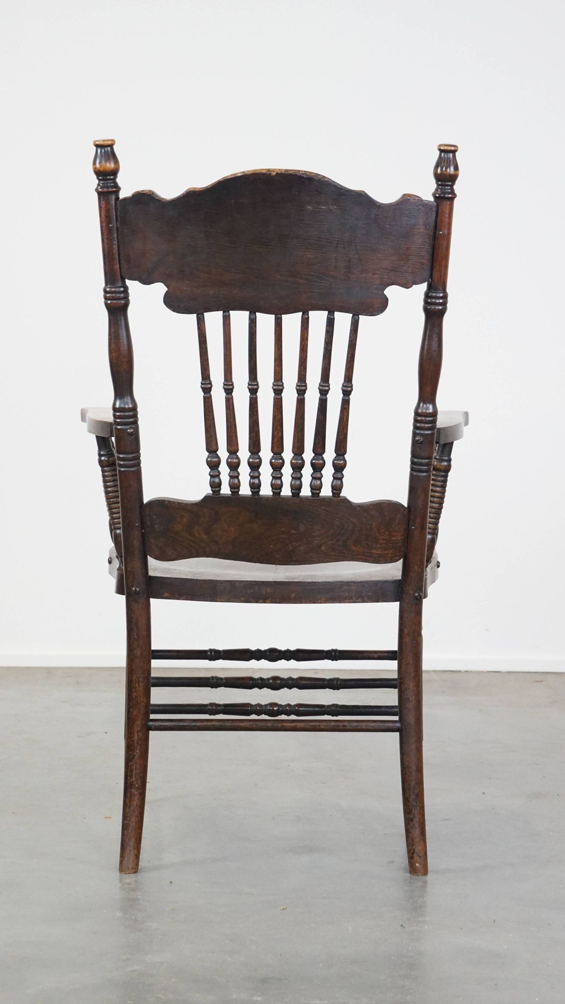 Antique English spindle chair