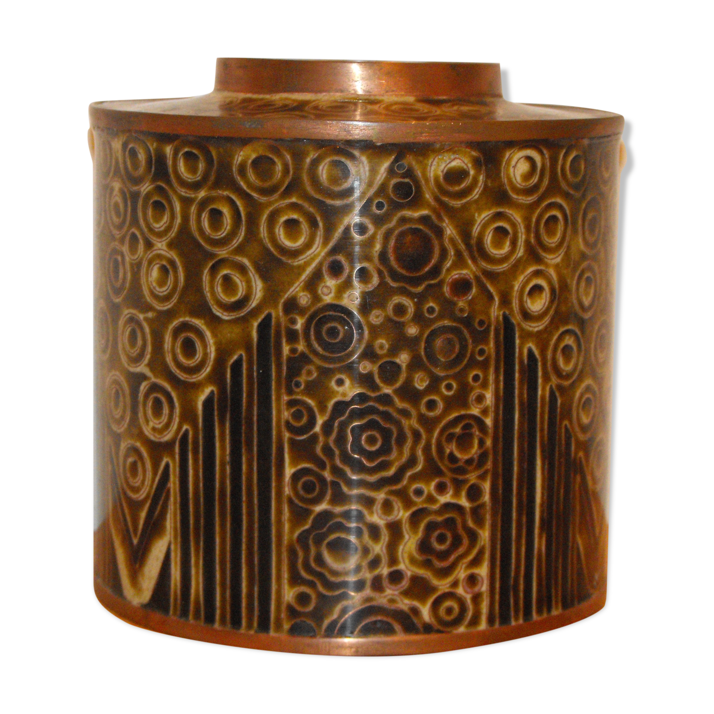 Boite à thé Fabienne Jouvin Cloisonné vintage