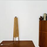 Sisal and Teak Floor Lamp by Temde
