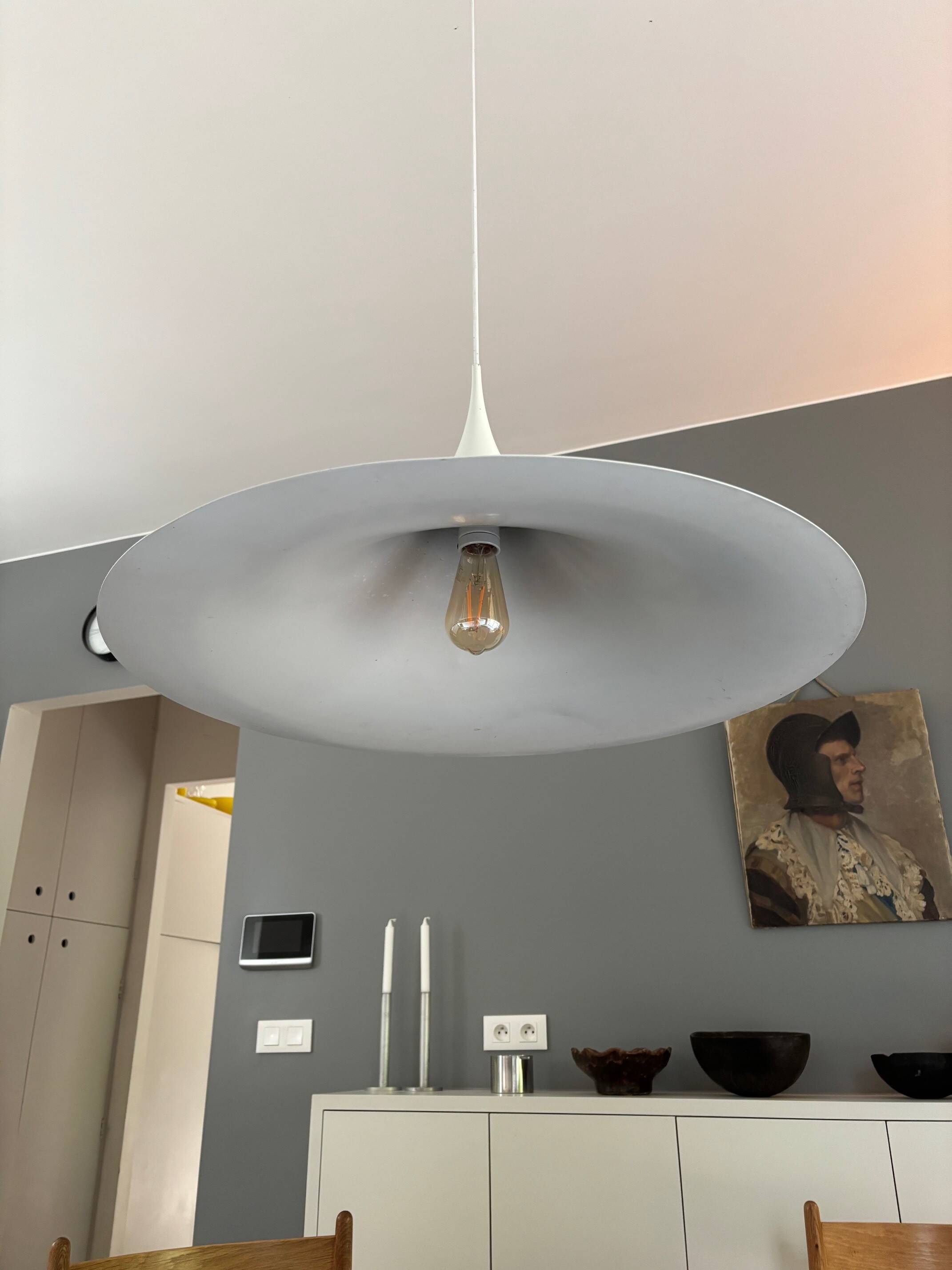 Semi pendant lamp by Claus Bonderup & Torsten Thorup (70) - Denmark 1960s