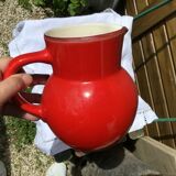 Old pitcher faience