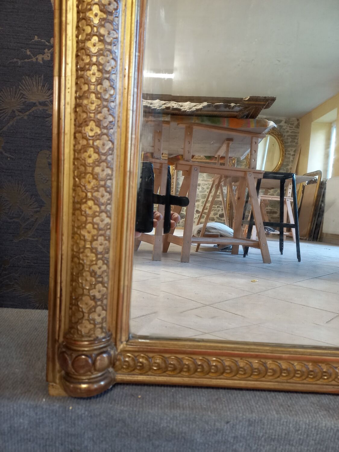 Mirror xix style louis xvi 146 x 111