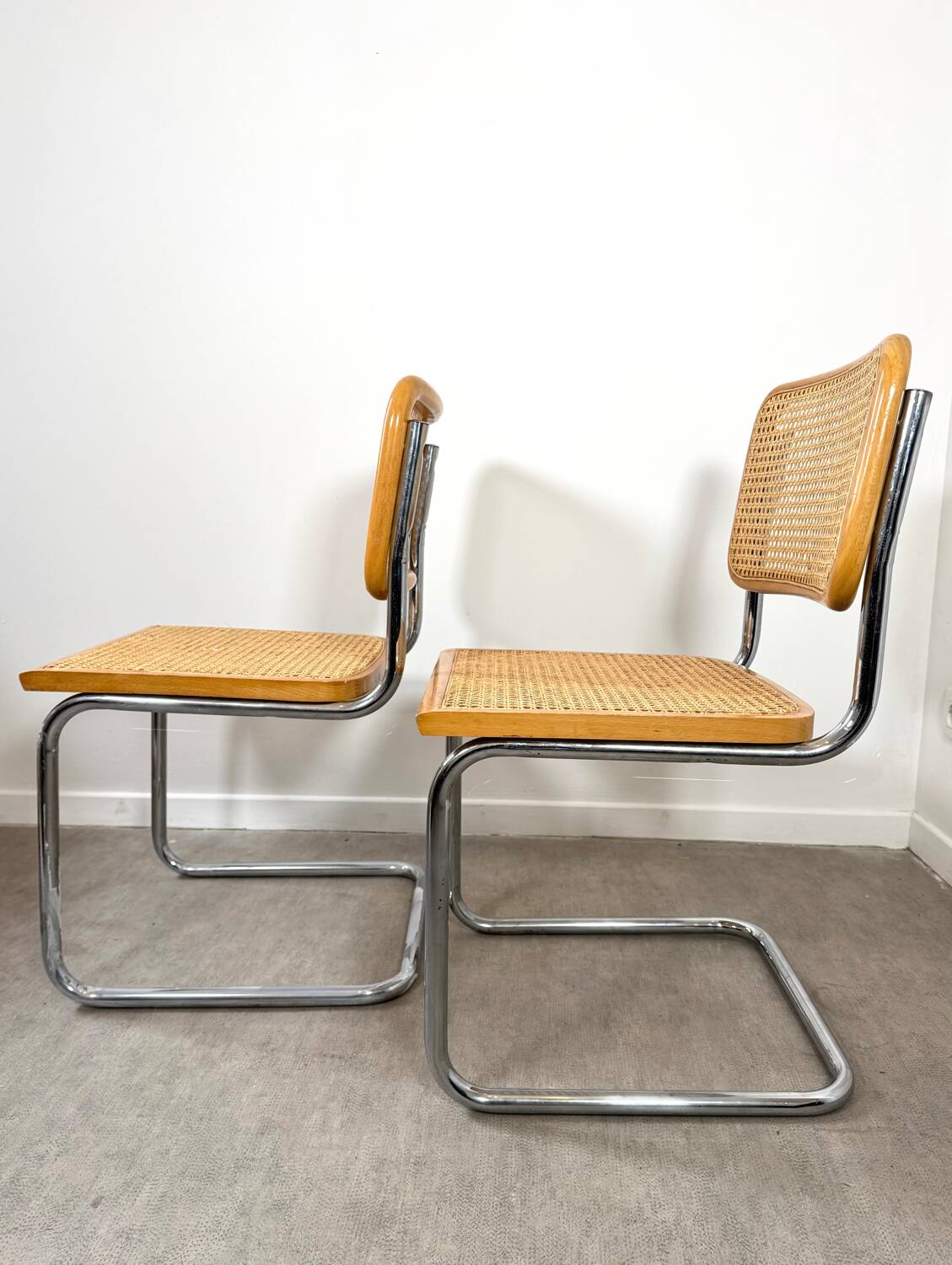 Paire de chaises Cesca Marcel Breuer Made in Italy