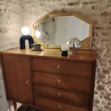 70's asymmetrical chest of drawers