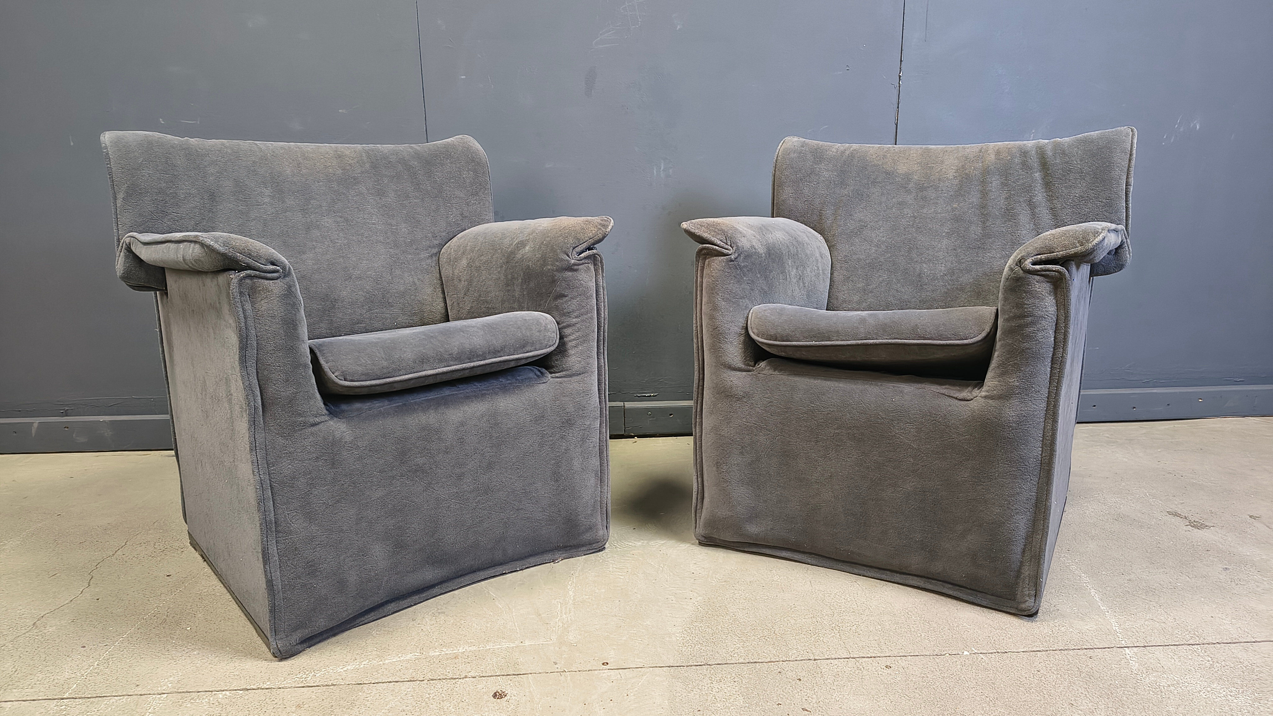 Lauriana armchairs by Afra and Tobia Scarpa for B&B Italia, 1970s