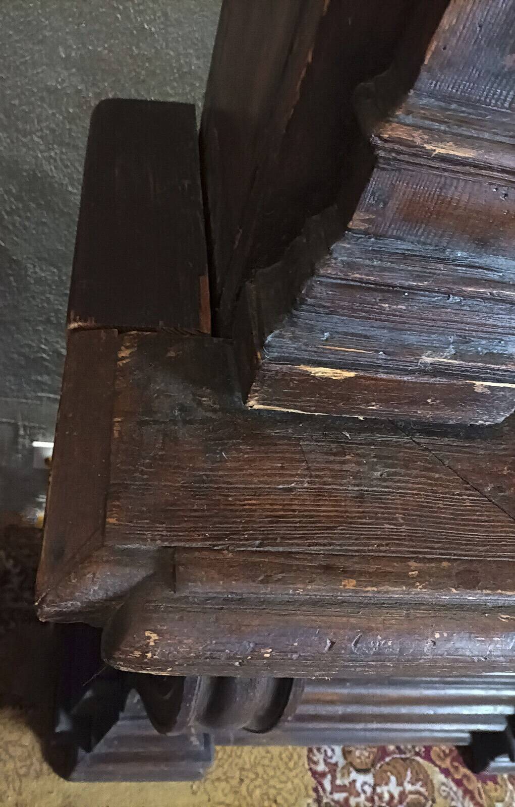 Empire style trade furniture bookcase in solid pine