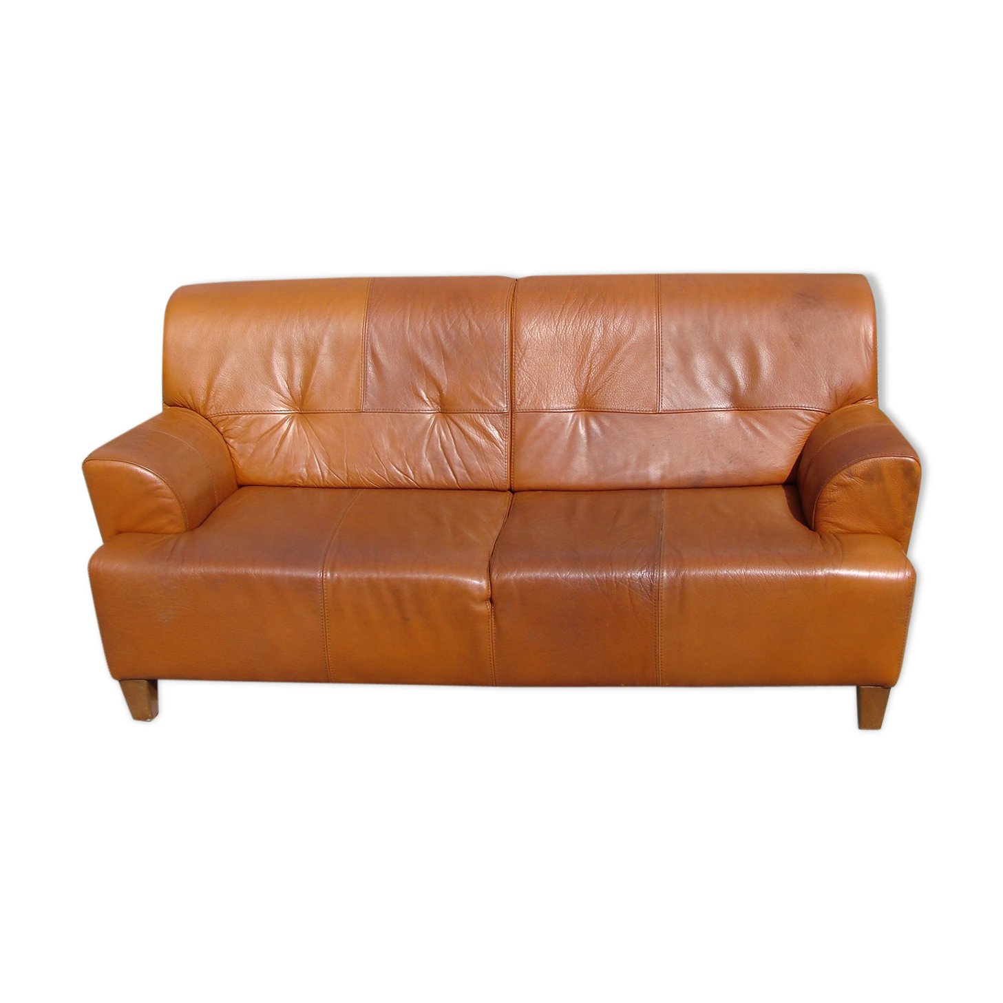 Leather sofa, 70