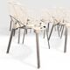 Lot 10 Chaises Chair One Magis Off-White Grcic | Provenance Louvre